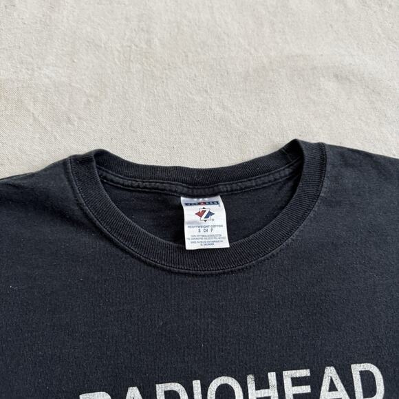 2000s Radiohead Cat Director Stanley Donwood Artwork T Shirt Black S Thom Yorke - Picture 3 of 5